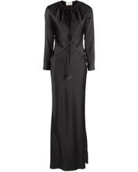 V:PM ATELIER - Langärmeliges Kleid Mit Kristallen - Lyst