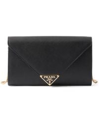 Prada - Mini-Tasche Aus Saffiano-Leder - Lyst