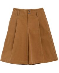 Chloé - Cotton Bermuda Shorts - Lyst