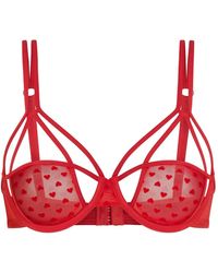 Marlies Dekkers - Heart-Print Strap-Detail Bra - Lyst