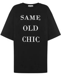 Moschino - T-shirt Same Old Chic - Lyst