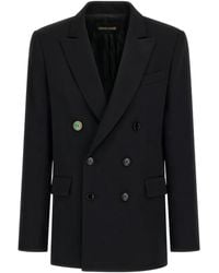Roberto Cavalli - Double-Breasted Blazer - Lyst