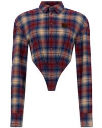 DSquared² - Deep-Cut Loop Shirt - Lyst