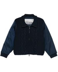 Iceberg - Cable-Knit Zip-Up Jacket - Lyst