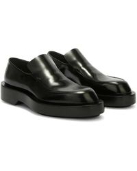Jil Sander Black Leather Monk Derbys for Men | Lyst Jil Sander Black Leather Monk Derbys for Men | Lyst