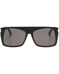Saint Laurent - Sl 651 Vitti Oversize-frame Sunglasses - Lyst