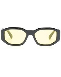 Versace - Medusa Biggie Rectangle-frame Sunglasses - Lyst