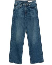 Rag & Bone - Shea High-Wise Straight-Leg Jeans - Lyst