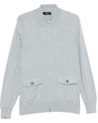 Gran Sasso - Zip-Up Pocket Cardigan - Lyst