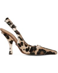 Dolce & Gabbana - Leo Kid-Leather Slingbacks - Lyst
