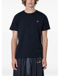 Vivienne Westwood - T-Shirt À Motif Orb Brodé - Lyst