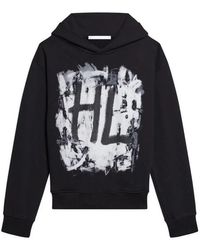 Helmut Lang - Graphic-Print Hoodie - Lyst