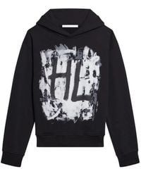 Helmut Lang - Graphic-Print Hoodie - Lyst