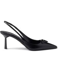 Prada - Pumps Con Cinturino Posteriore 55Mm - Lyst