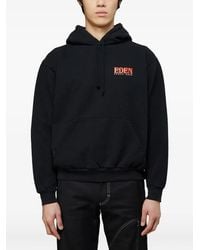EDEN power corp - Logo-Print Drawstring Hoodie - Lyst