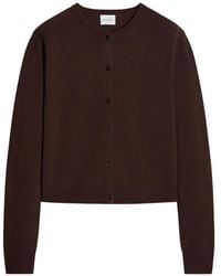Closed - Button-Up Vest Met Ronde Hals - Lyst