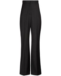 Nina Ricci - High-waist Tailored Wool Trousers - Lyst