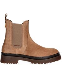 GANT - Suede Chelsea Boots - Lyst