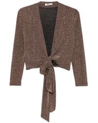 Siyu - Top A Cuadros Cruzado - Lyst