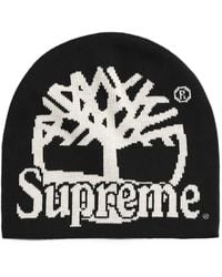 Supreme - X Timberland Logo-Knit Beanie Hat - Lyst