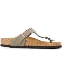 Birkenstock - Flat Thong Sandals - Lyst