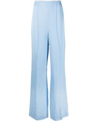 Rohe - Pressed-crease Wide-leg Trousers - Lyst