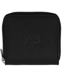 Y-3 - Logo-Debossed Leather Wallet - Lyst