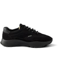 Prada - Mesh Fabric And Suede Sneakers - Lyst