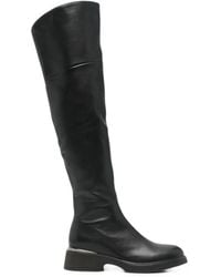 Linda Baumann - Over-The-Knee Leather Boots - Lyst
