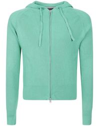 Carrera - Ribbed Zip-Up Cardigan - Lyst
