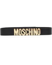 Moschino - Cinturón con logo de letras - Lyst