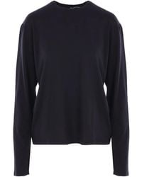 TOTEME - Cotton Blend T-Shirt - Lyst