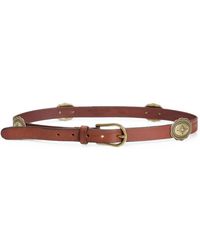 Woolrich - Medallion-Embellished Leather Belt - Lyst