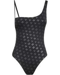 Max Mara - Bañador con logo estampado - Lyst