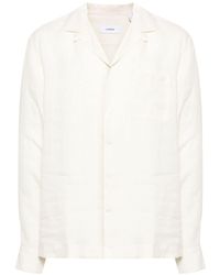 Lardini - Long-sleeve Linen Shirt - Lyst