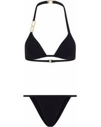 Dolce & Gabbana - Triangel-Bikini Mit Dg - Lyst