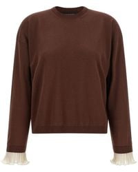 Fabiana Filippi - Pleated-Cuff Sweater - Lyst
