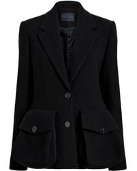 Proenza Schouler - Flap-Pockets Buttoned Blazer - Lyst