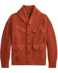 RRL - Buttoned Pocket Cardigan - Lyst