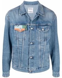 Marcelo Burlon - プリント デニムジャケット - Lyst