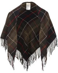 Barbour - Kirklees Tartan Triangular Scarf - Lyst