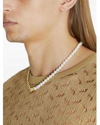 ALAN CROCETTI - Chain-Pearl Necklace - Lyst