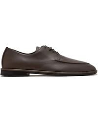 Ferragamo - Schnürschuhe aus Leder - Lyst