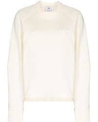 Y-3 - Tonal Logo Cotton Sweatshirt - Lyst