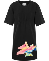Moschino Jeans - Graphic-print T-shirt Minidress - Lyst