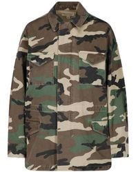 Nili Lotan - Camo Cotton Field Jacket - Lyst
