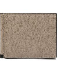Valextra - Simple Grip Leather Wallet - Lyst
