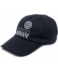 Giorgio Armani - Cappello da baseball con ricamo - Lyst