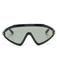Tom Ford - Lorna Shield-Frame Sunglasses - Lyst