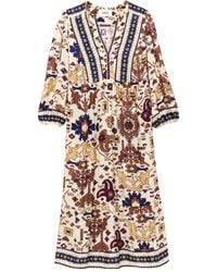 Ba&sh - Valley Midi-Jurk - Lyst